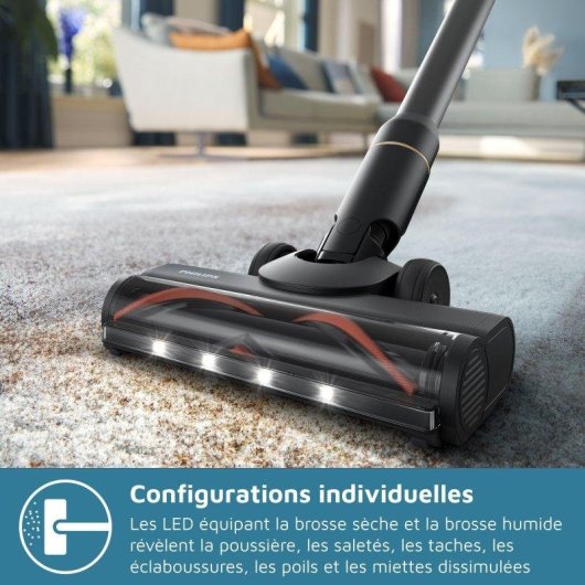 Akku-Staubsauger Wischsauger Philips XW7264/11 Serie 7000 160W 30min Wischfunktion