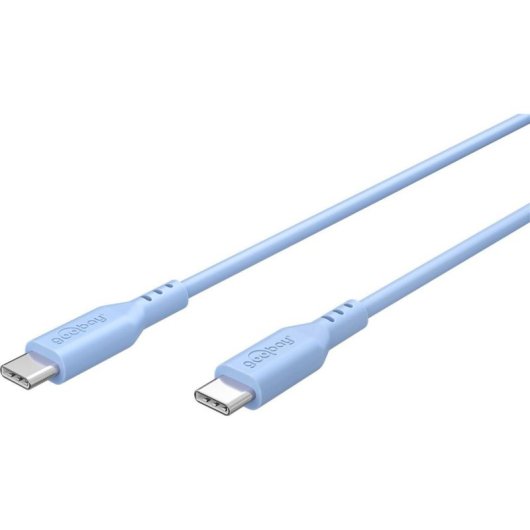 Cable Goobay 77741 USB-C 1,5 m Bleu Charge Rapide Silicone