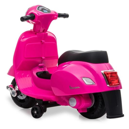 Correpasillo JAMARA Vespa Mini Batterie 4 Räder Lichter rosa schwarz