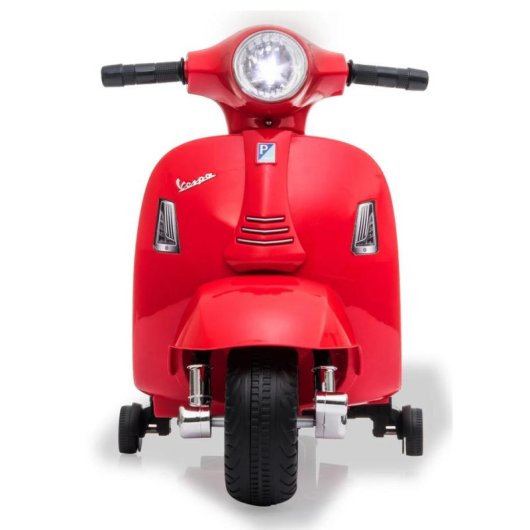 Correpasillos JAMARA Vespa Mini Batterie 4 Räder LED schwarz rot