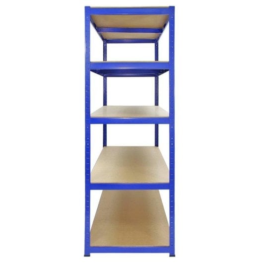 Estantería MonsterShop T-Rax Azul 120 cm Acero Sin Tornillos Extra Profunda