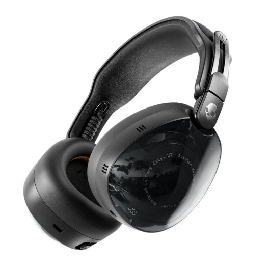 Auriculares Skullcandy Aviator 900 ANC sem fios e com fio Bluetooth com Cancelamento de Ruído, Microfone, controlo na orelha, preto