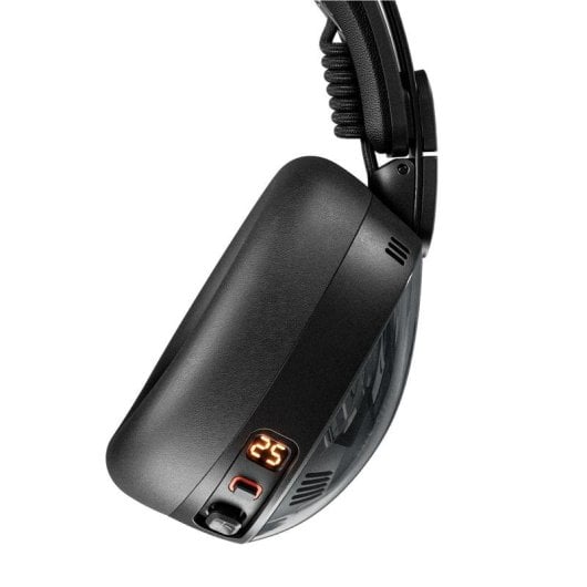 Auriculares Skullcandy Aviator 900 ANC sem fios e com fio Bluetooth com Cancelamento de Ruído, Microfone, controlo na orelha, preto