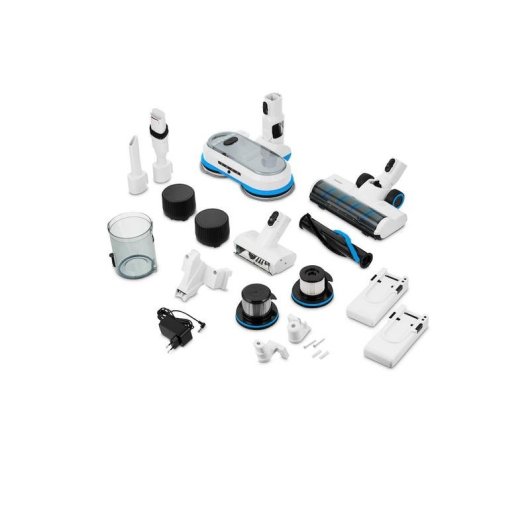 Aspirateur sans Fil Medion MD11860 400W 60min HEPA 13 Blanc Gris