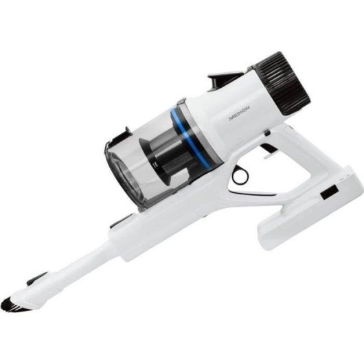 Aspirateur sans Fil Medion MD11860 400W 60min HEPA 13 Blanc Gris