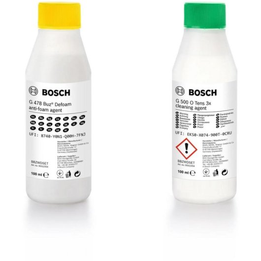 Solution de nettoyage Bosch BBZWDSET AquaWash&Clean 2x200 ml
