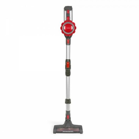 Aspirateur sans Fil Livoo DOH138 150W 40min HEPA Cyclonique 0,55L Rouge