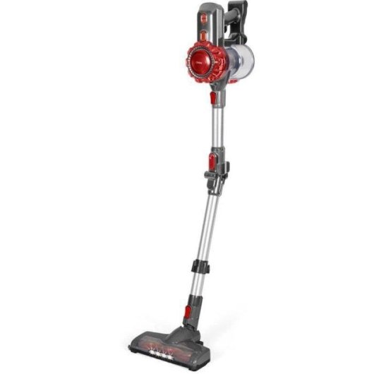 Aspirateur sans Fil Livoo DOH138 150W 40min HEPA Cyclonique 0,55L Rouge