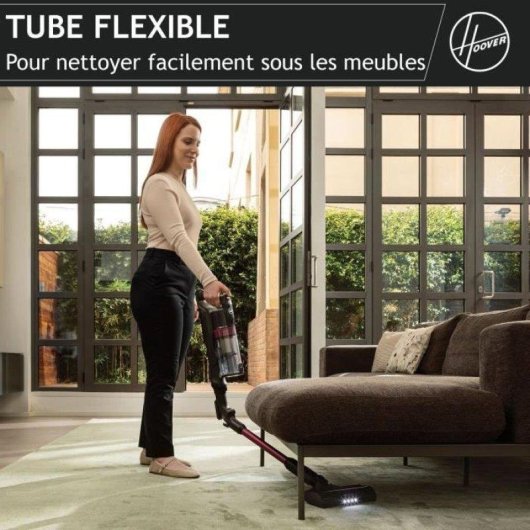 Aspirateur sans Fil Hoover HF1 Plus HF1P10HX 165W 45min Anti-emmêlement LED 0,7L
