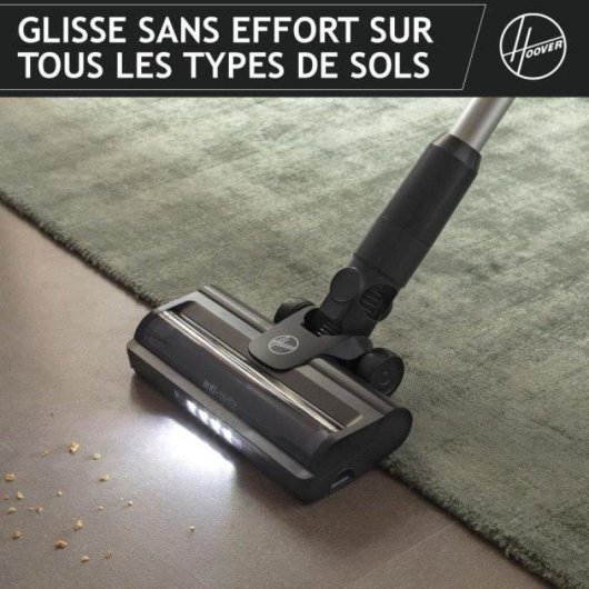 Aspirateur sans Fil Hoover HF1 Plus HF1P10HX 165W 45min Anti-emmêlement LED 0,7L