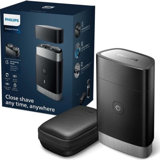 Rasoio Viso Philips PQ888/06 Senza Fili 60min Wet&Dry 2 Lame Ricarica Rapida