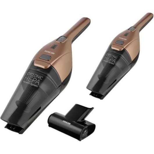 Aspirateur sans Fil Sencor SVC 0606GD Filtration HEPA 45 min Animaux