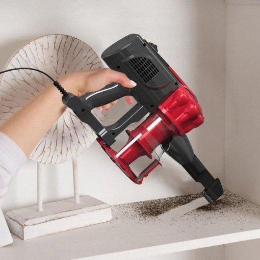 Aspirateur avec Fil Livoo DOH142 600W Cyclonique 0,55L Rouge