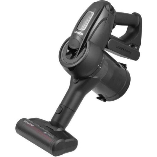 Aspirador sem Fio Sencor SVC 8726BK 400W 50min HEPA Animais 0,5L Preto