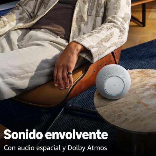 Altavoces AMAZON inteligentes sem fios com Alexa Dolby Atmos brancos