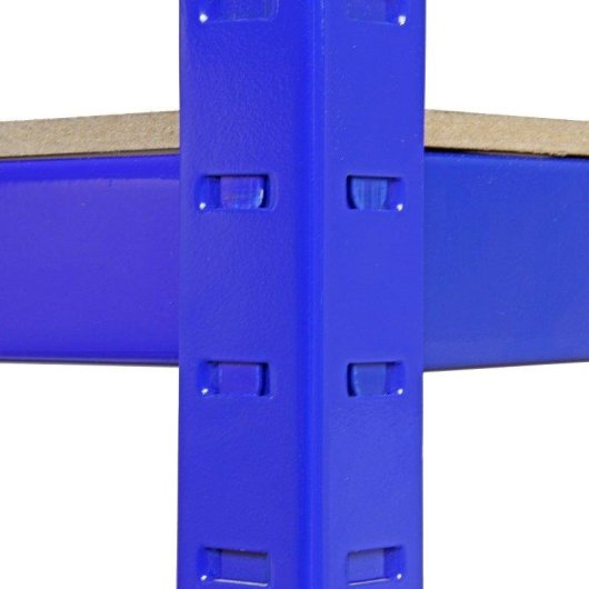 Estantería MonsterShop T-Rax Azul 4 módulos 1800 mm alta sin tornillos