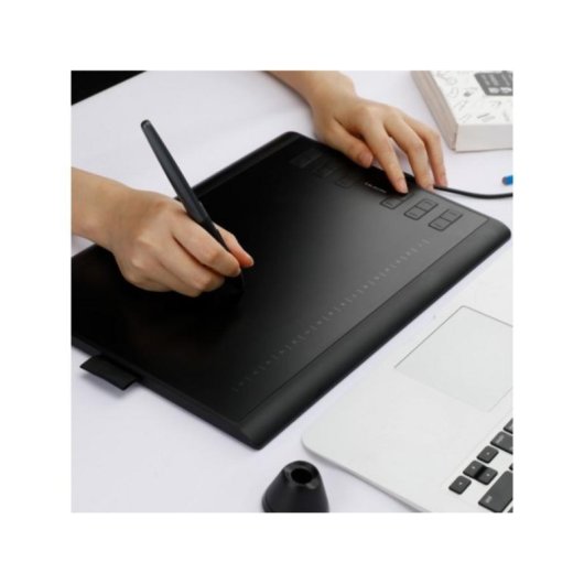 Tablette graphique Huion H1060P 5080 LPI 250 x 160 mm 8192 niveaux 12 touches USB