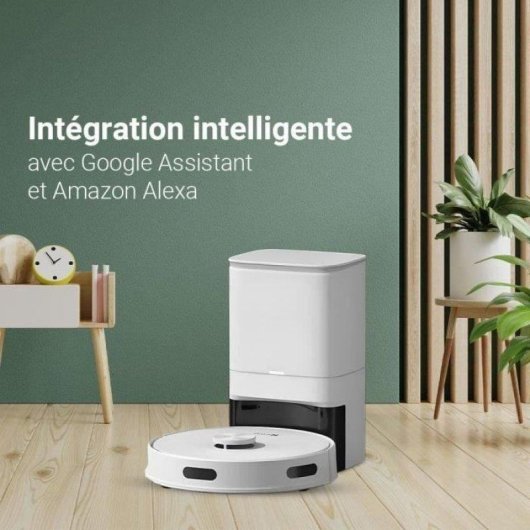 Aspirateur Robot et Laveur EZVIZ RE5 Plus avec Vidage Automatique Navigation LiDAR 4.000 Pa
