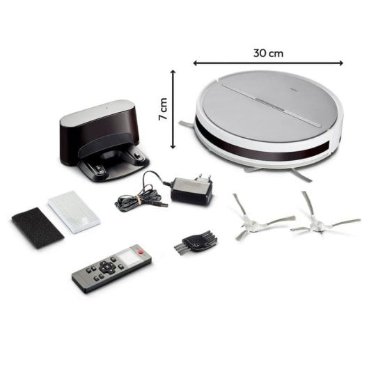 Robot Aspirapolvere Medion E35 Navigazione Giroscopica 2.000 Pa 2 Spazzole Laterali