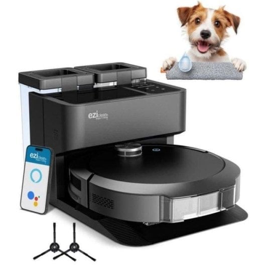 Saugroboter mit Wischfunktion EZIclean Z10 Plus Mit Absaugstation LiDAR Navigation 6.000 Pa