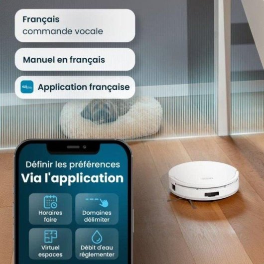 Aspirador Robô com Mopa EZIclean Z12 Ultra Com Esvaziamento Automático Navegação LiDAR 270 min