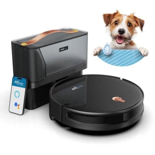 Saugroboter mit Wischfunktion EZIclean I-Bot Z5 Navigationsklasse 2.600 Pa 75 min