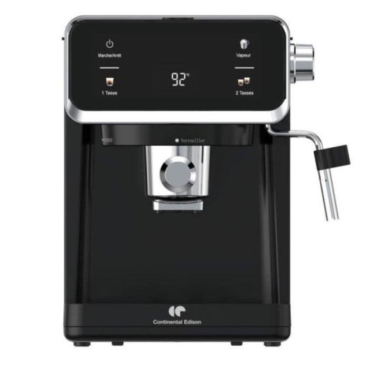 Cafetera Espresso Continental Edison CEME19B 1L 19 Bares con display digital