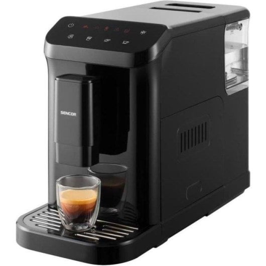 Macchina da caffè espresso automatica Sencor SES 6000BK 1,5L 20 bar macinino inox LED