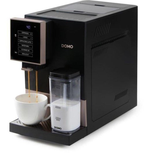 Kaffeevollautomat Domo DO743K 1,1L 19 Bar Mahlwerk Touchscreen Schwarz