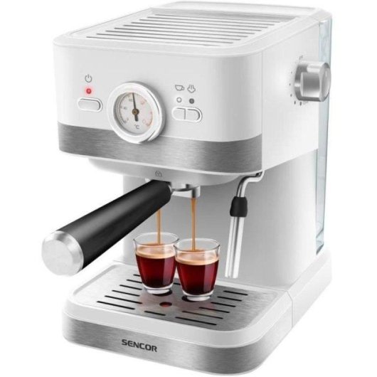 Caffettiera Espresso Sencor SES 1720WH 1,5L 20 bar con lancia vapore