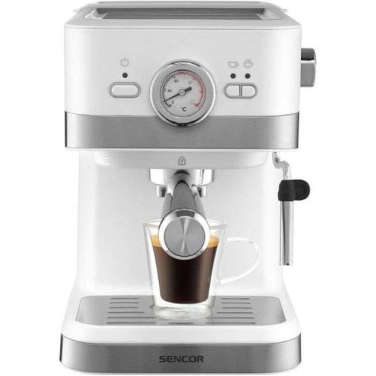 Caffettiera Espresso Sencor SES 1720WH 1,5L 20 bar con lancia vapore