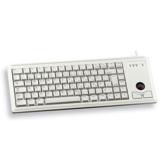 Teclado CHERRY G84-4400 AZERTY com trackball integrado cinzento