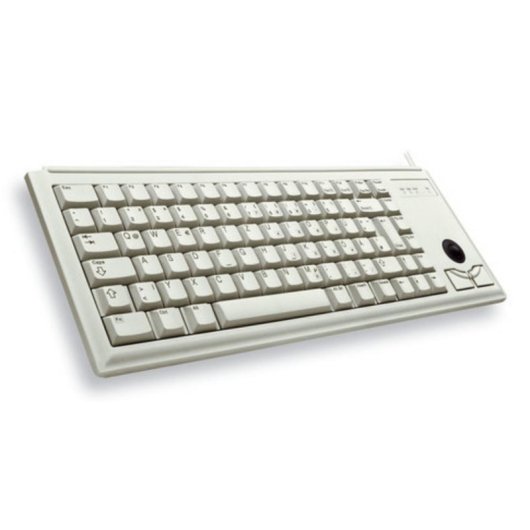 Teclado CHERRY G84-4400 AZERTY com trackball integrado cinzento