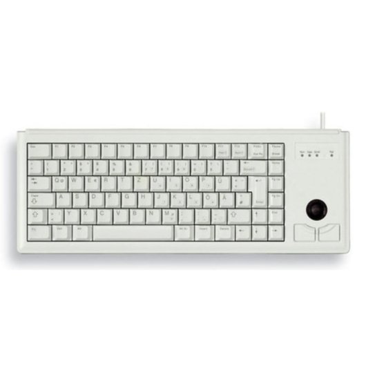 Teclado CHERRY G84-4400 AZERTY com trackball integrado cinzento