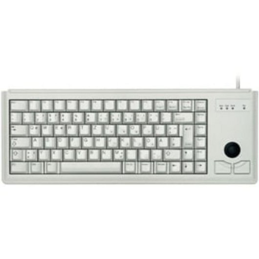 Teclado CHERRY G84-4400 AZERTY com trackball integrado cinzento