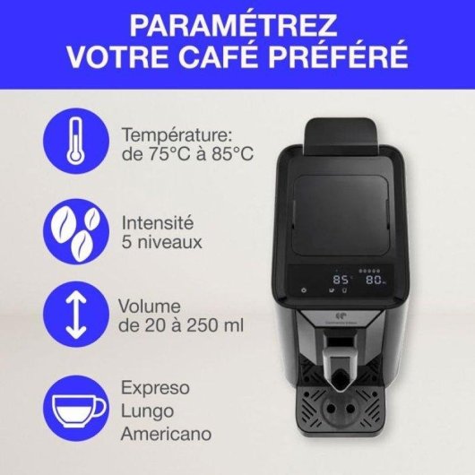 Cafetera Superautomática Continental Edison CECFAUTOB 1,8L 19 Bares 1450W negra