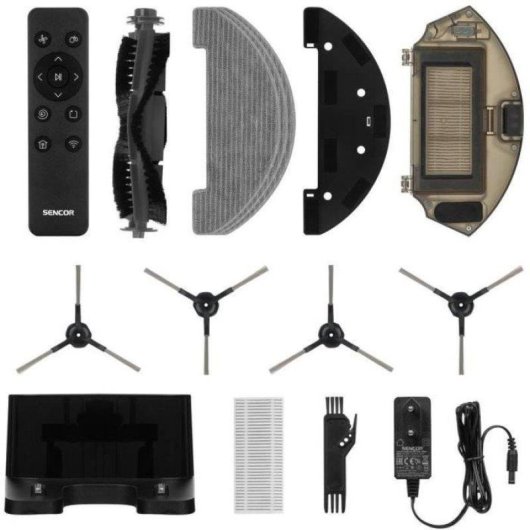 Saugroboter mit Wischfunktion Sencor SRV 4550WH Navigation Basis 100 min Laufzeit