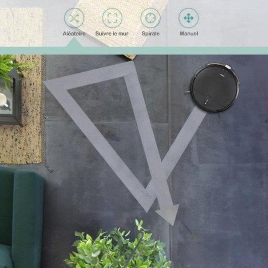 Aspirador Robô com Mopa Livoo Doh145 Wash'up Navegação Básica 1.000 Pa 2 Depósitos