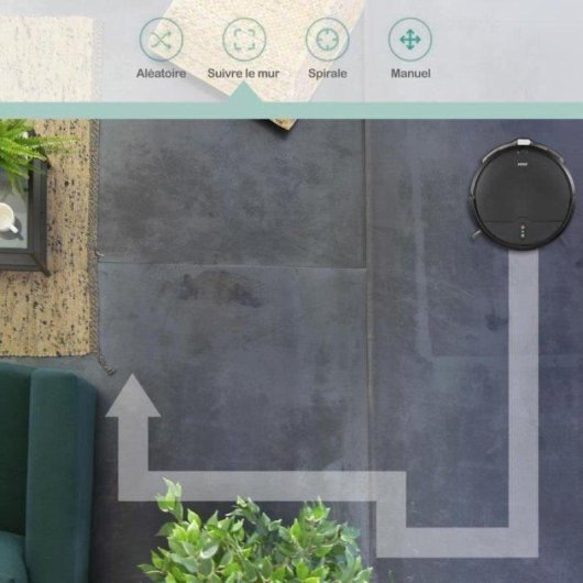 Aspirador Robô com Mopa Livoo Doh145 Wash'up Navegação Básica 1.000 Pa 2 Depósitos