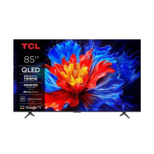 TV TCL QLED 85P89K 85" 4K UltraHD 120Hz Smart TV Google TV Dolby Vision HDR10+ Game Master