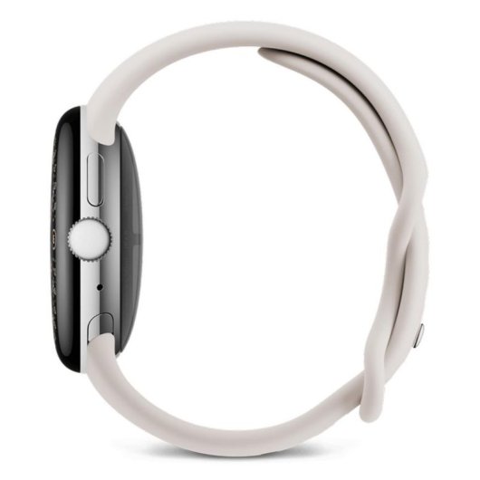 Google Pixel Watch 4 4G LTE GPS NFC 41mm AMOLED Prata Bege S/L IP68 SpO2 Pulsómetro