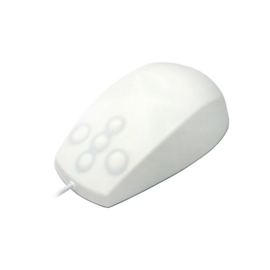 Ratón ACTIVE KEY AK-PMT2 USB Type-A 800 DPI Blanc IP68 Touch Buttons