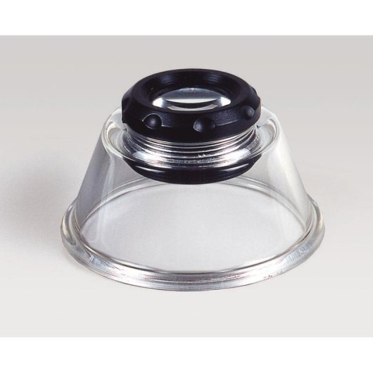 Loupe Kaiser Fototechnik 2332 10x 20 mm Noir Transparent