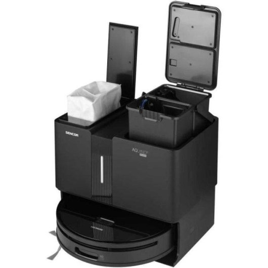 Aspirateur Robot et Laveur Sencor SRV 9790BK Navigation Laser 5.000 Pa Auto-Lift