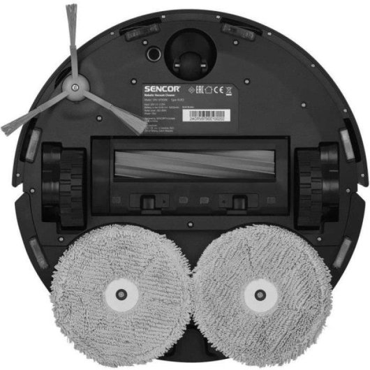 Aspirateur Robot et Laveur Sencor SRV 9790BK Navigation Laser 5.000 Pa Auto-Lift