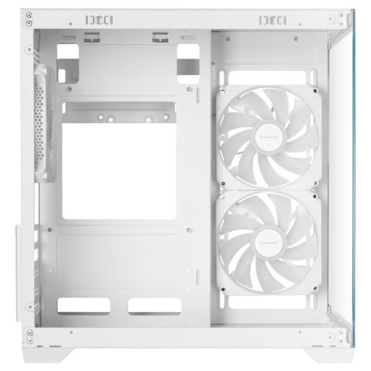 Mars Gaming Mc-view3 Caja  Microatx Cristal Templado Panorámico 3x Ventiladores Argb 120mm Blanco