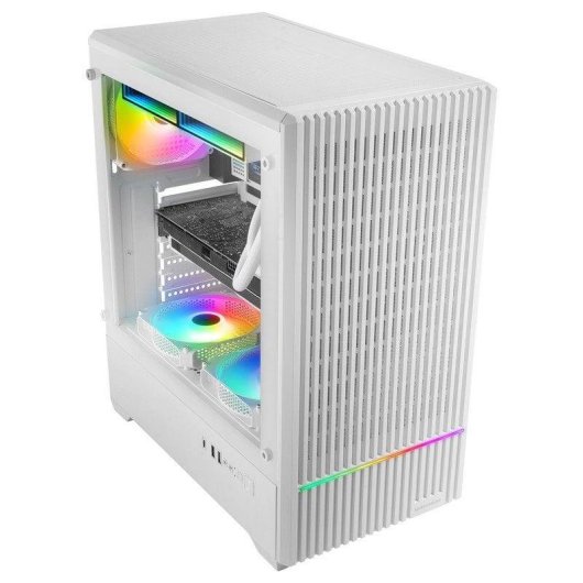 Caixa PC Mars Gaming MC-Quantum ATX Mesh Vidro Temperado 4x 120mm Branco