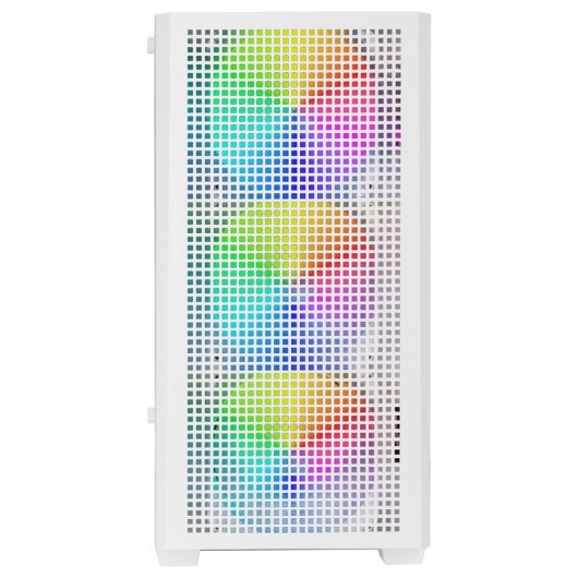 Caixa PC Mars Gaming MC-VECTOR Micro-ATX Mini-ITX 4x 120mm ARGB Vidro Temperado Branco