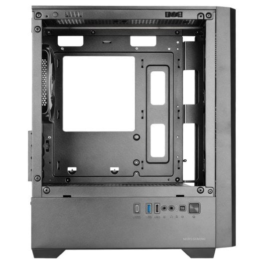 Caixa Mars Gaming MC-Vector Micro-ATX Mini-ITX 4x120mm ARGB Vidro Preto
