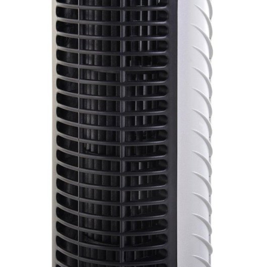 Homcom Ventilador De Torre Oscilante 40w Con Mando A Distancia Ø18x78,5cm Plata